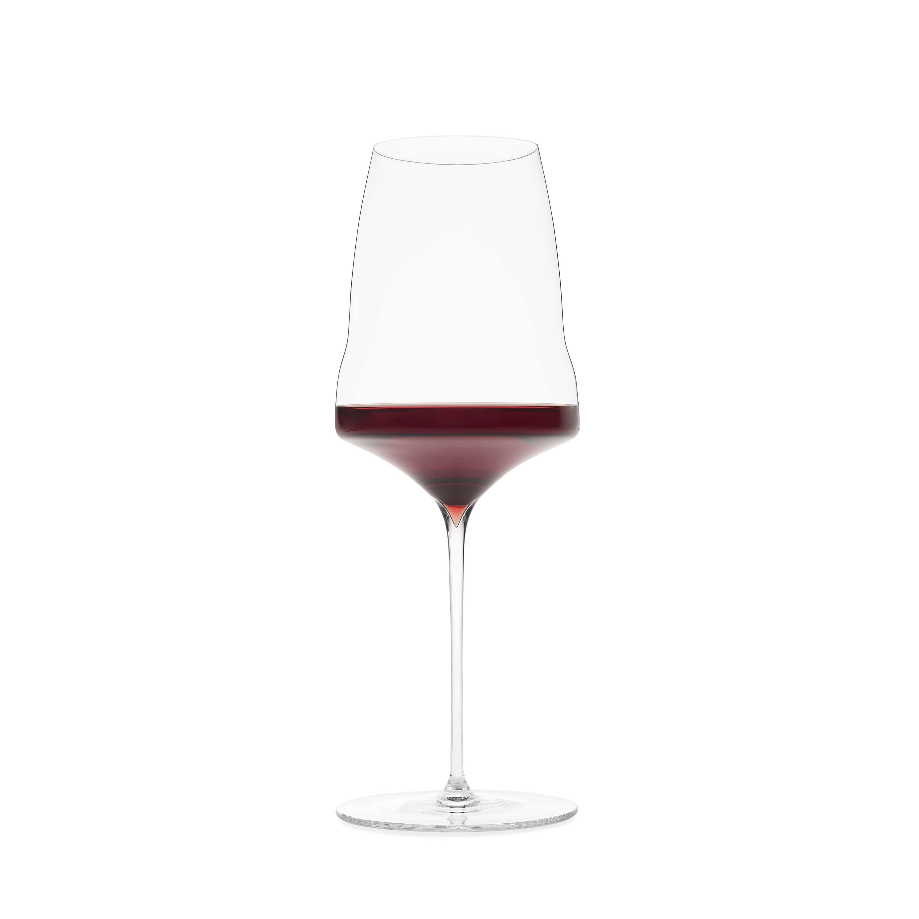 Universal glass No. 2 by Josephine filled with wine